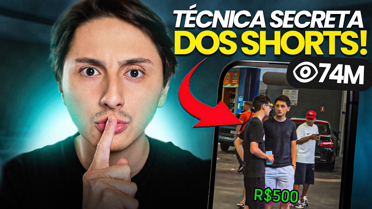 ESSA TÉCNICA DO SHORTS ME DEU 900 MILHÕES DE VISUALIZAÇÕES | Passo a Passo Completo