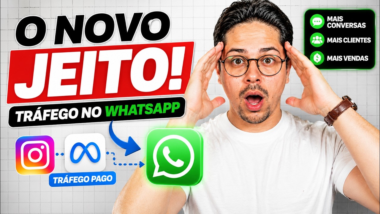 Esse é o NOVO Jeito de Fazer Tráfego Pago Para WhatsApp (Atualizado)