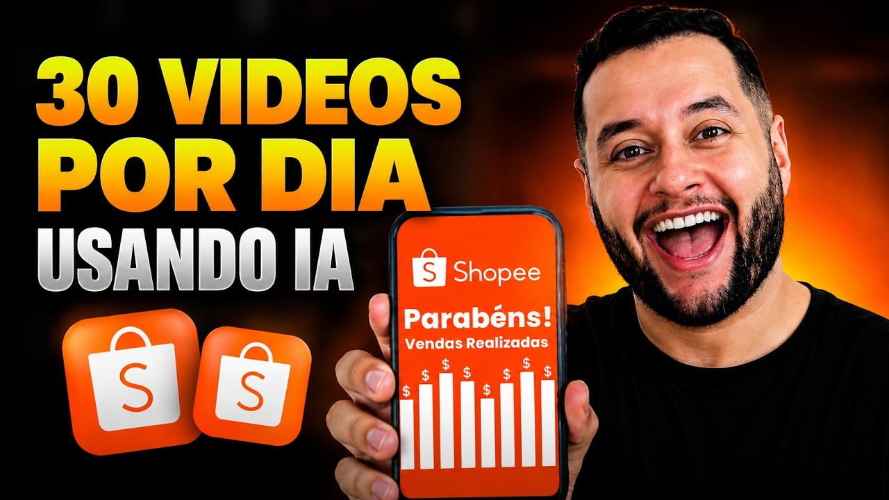 Eu Testei!! Nova IA CRIA Vídeos VIRAIS pra POSTAR NA SHOPEE VIDEO