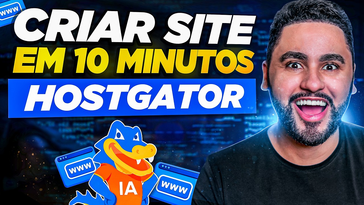 HostGator Tutorial Completo 2026: Criar Site do Zero com IA (WordPress + Criador de Sites com IA)