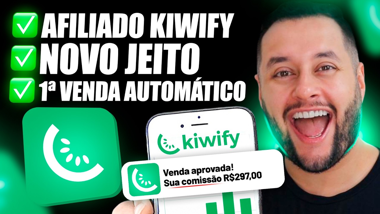 KIWIFY: Testei um NOVO JEITO pra VENDER COMO AFILIADO! Primeira Venda Kiwify Passo a Passo