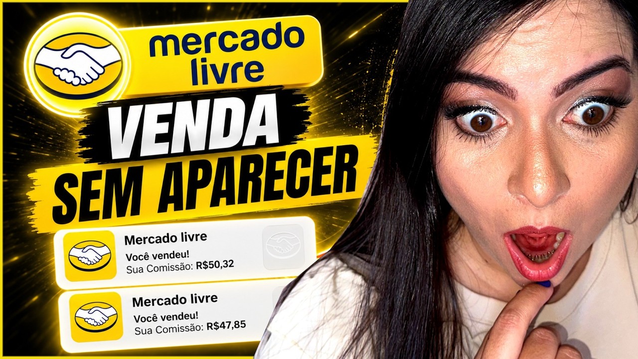 NOVA FORMA De Ganhar Dinheiro Como Afiliado Mercado Livre Sem Aparecer e Sem Redes Sociais