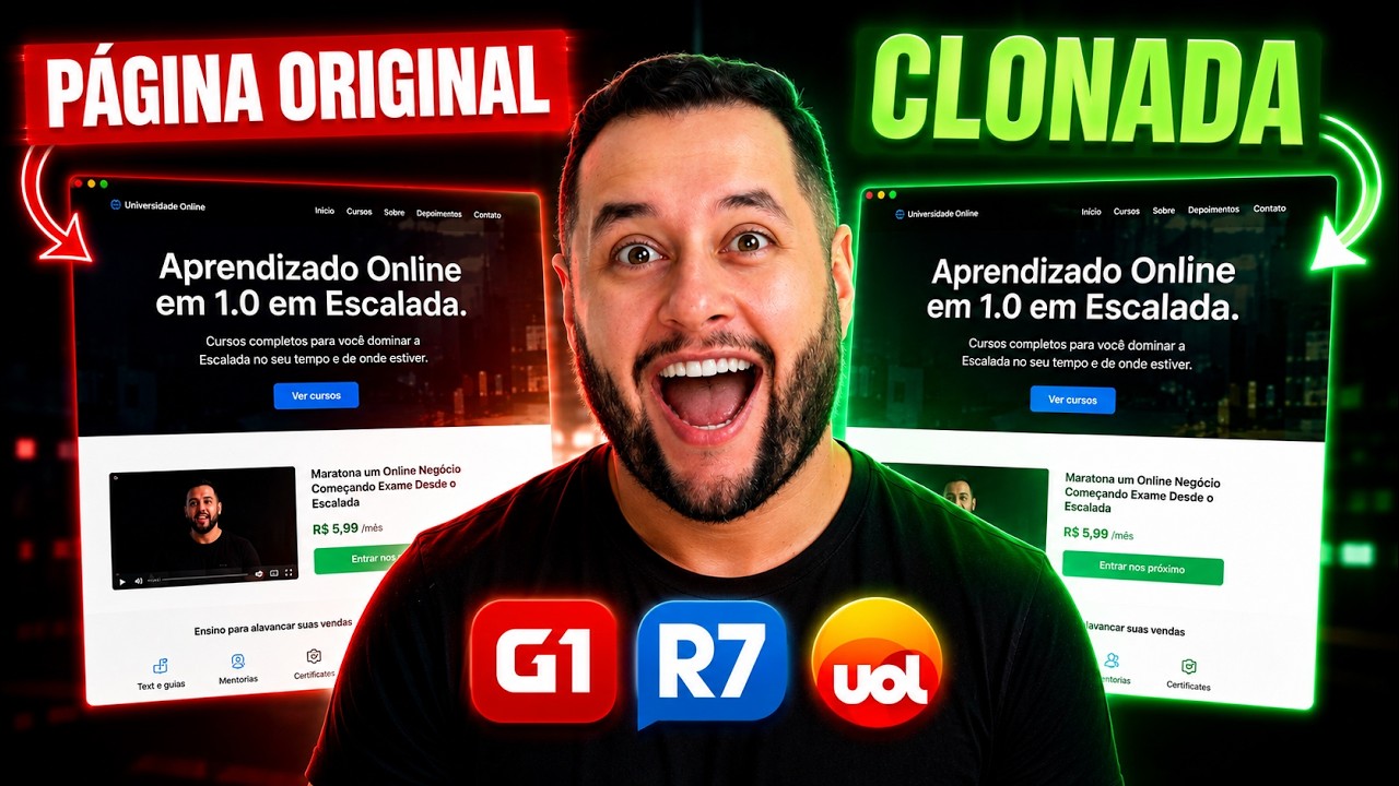 Nova IA CLONA Pagina de Vendas em MINUTOS! Como Clonar Pagina de Vendas (Fácil)