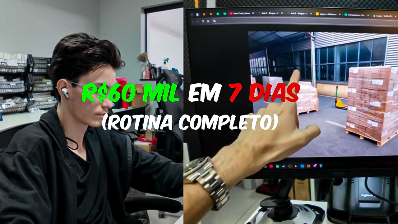 R$60 Mil em 7 dias no meu Ecommerce ( Rotina Completa )