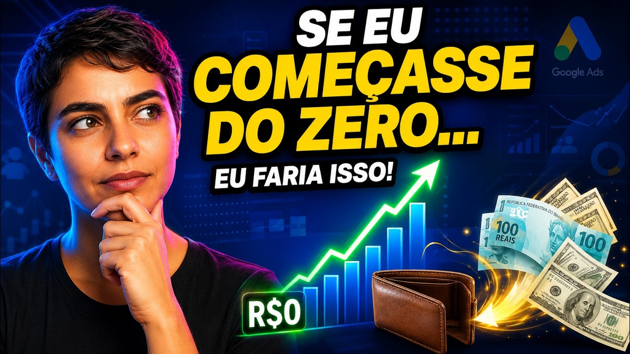 Se Eu Perdesse Tudo e Começasse do Zero no Google Ads, Eu Faria Isso… (Guia Afiliado)