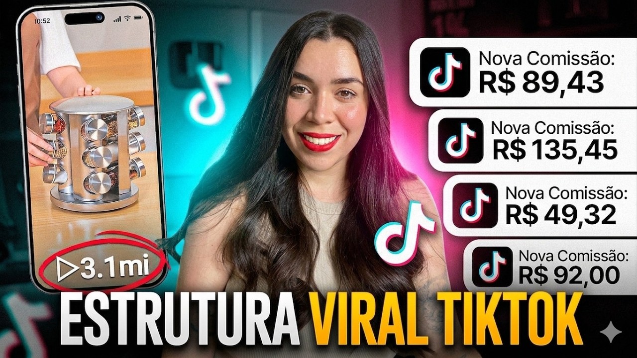 TIKTOK SHOP: ESTRUTURA DE VÍDEO QUE ME FEZ VENDER TODO DIA NO TIKTOK SHOP (copie e cole)