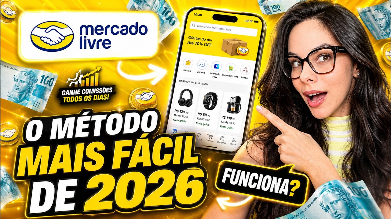 Trabalhar em casa com o Mercado Livre: passo a passo completo! Home Office 2026