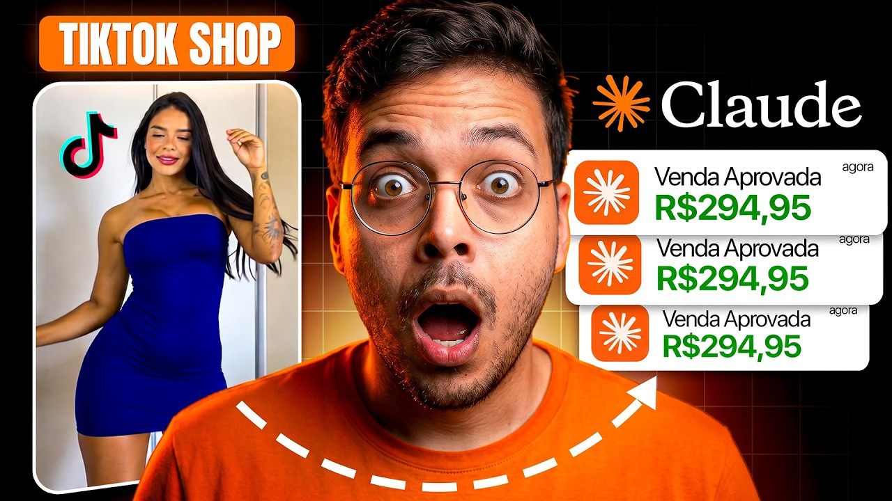 Usei o Claude e fiz R$10 MIL no Tiktok Shop (COPIE E COLE)