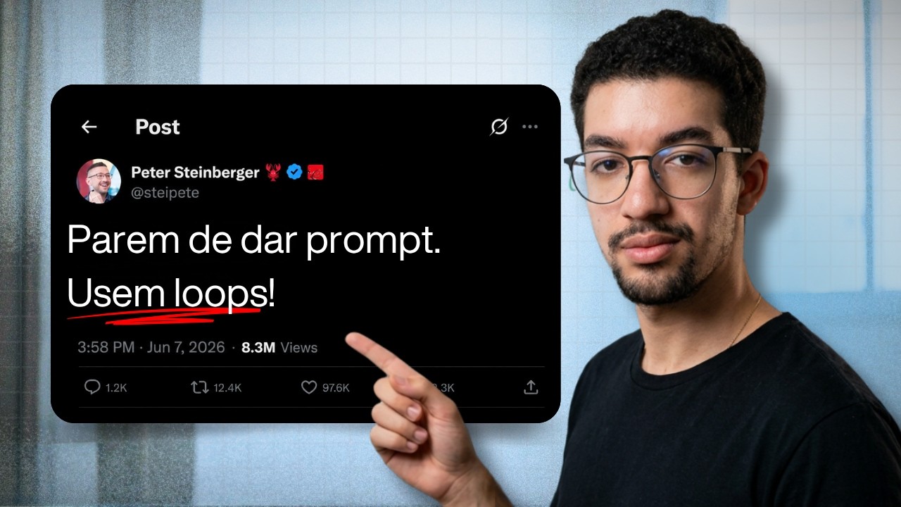 Você deveria parar de dar prompts? Entenda os Loops do Claude