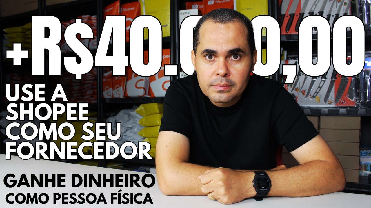 (funciona para pessoa física) Como usar a Shopee como fornecedor NACIONAL Pague R$76 venda a R$141