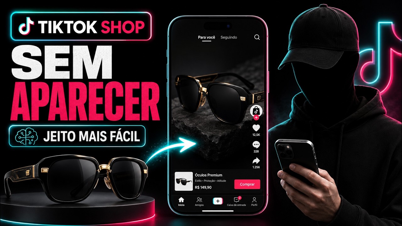 A Forma Mais Fácil de Começar no TikTok Shop sem Aparecer