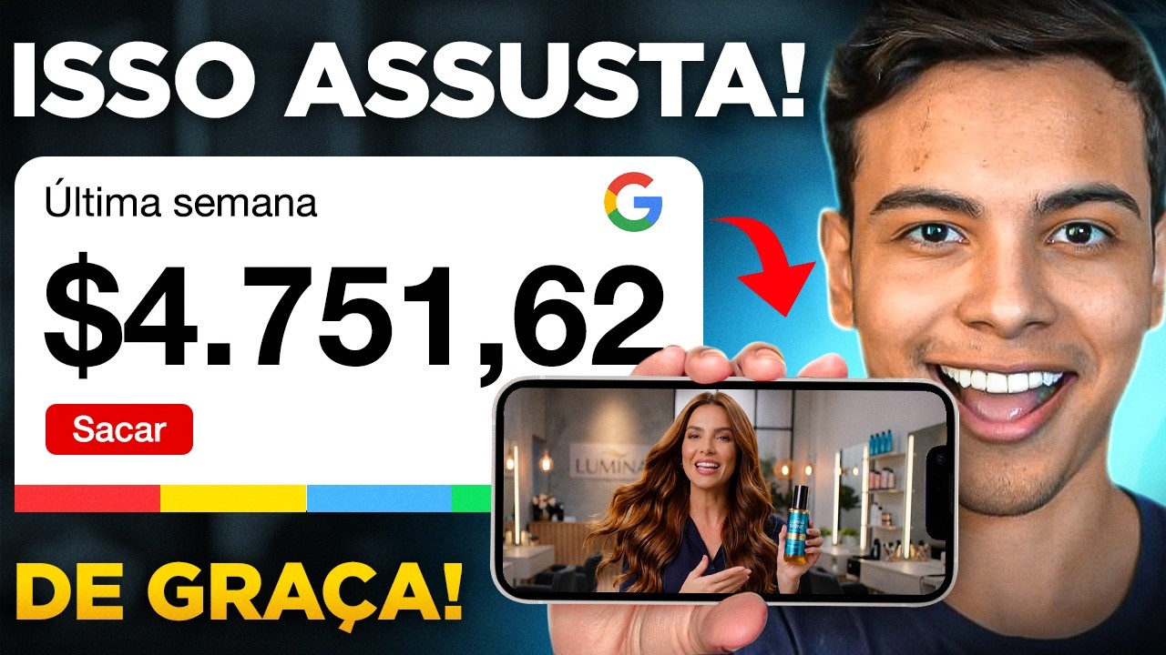 A NOVA IA GRATUITA DO GOOGLE CRIA VÍDEOS SURREAIS (E COMO CRIAR UM NEGÓCIO COM ISSO)