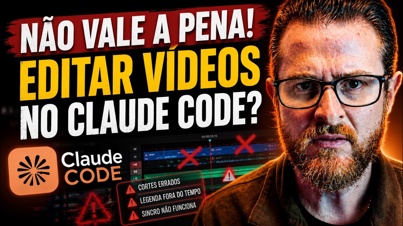 A Verdade sobre Editar Vídeos com Claude Code (Não Perca Seu Tempo)