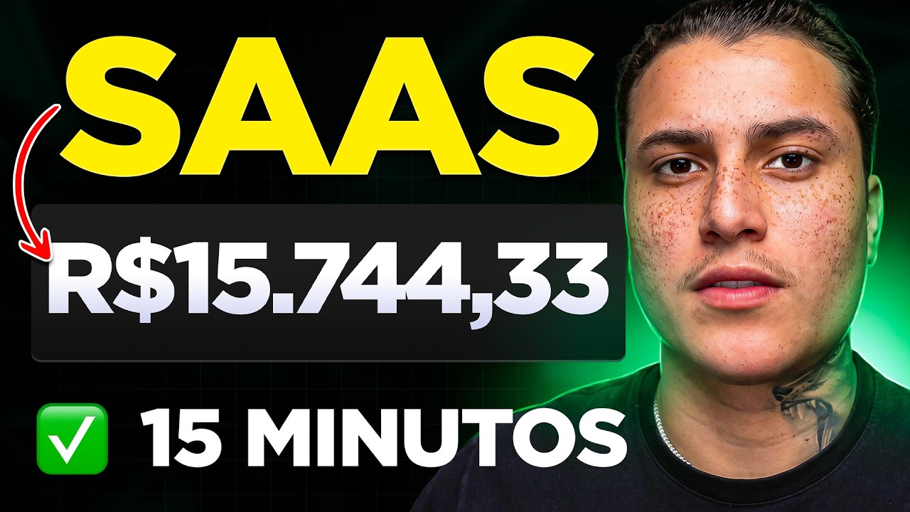 COMO CRIAR UM MICRO SAAS COM IA EM 15 MINUTOS COM 100% DE COMISSÃO