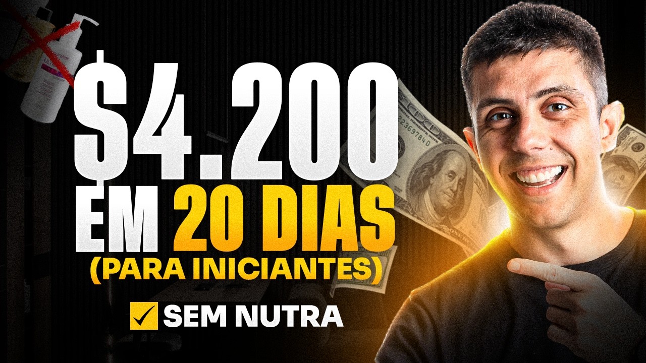 COMO EU GANHEI $4200 EM DÓLAR SEM VENDER NUTRA (A NOVA Estrategia QUERIDINHA dos Afiliados)