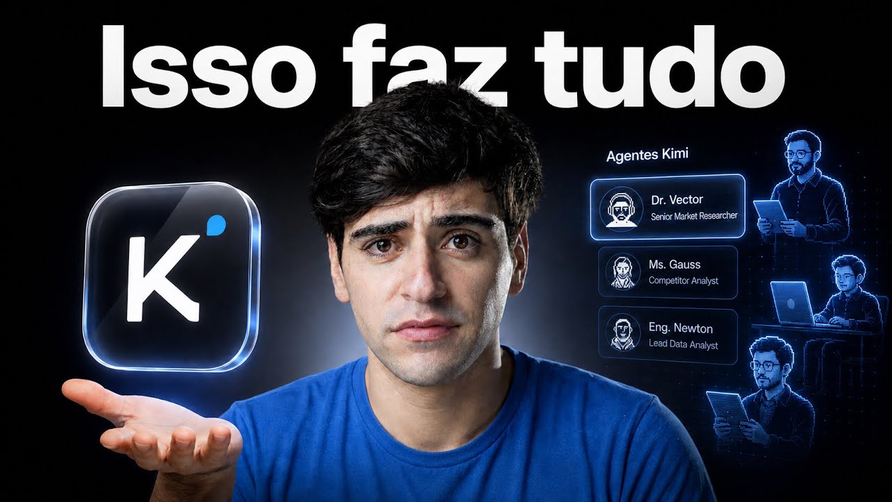 Coloquei 300 agentes do Kimi em um trabalho real de R$ 10 mil por mês
