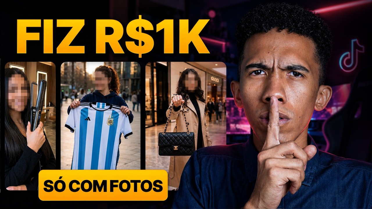 Como 14 IMAGENS fizeram R$1.341 em 1 SEMANA NO TIKTOK SHOP (Nova estratégia)