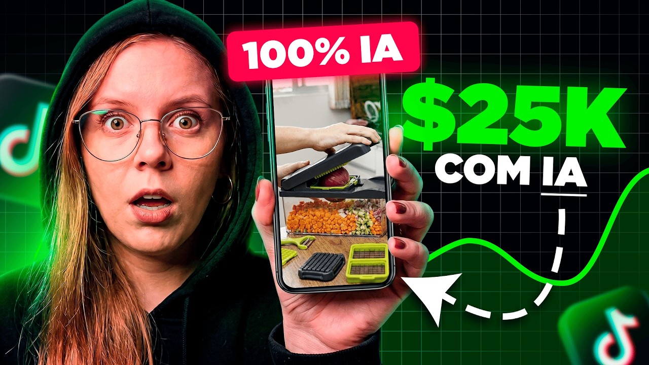 Como CRIAR VÍDEOS com IA SEM APARECER e VENDER no TikTok Shop (ME COPIE)