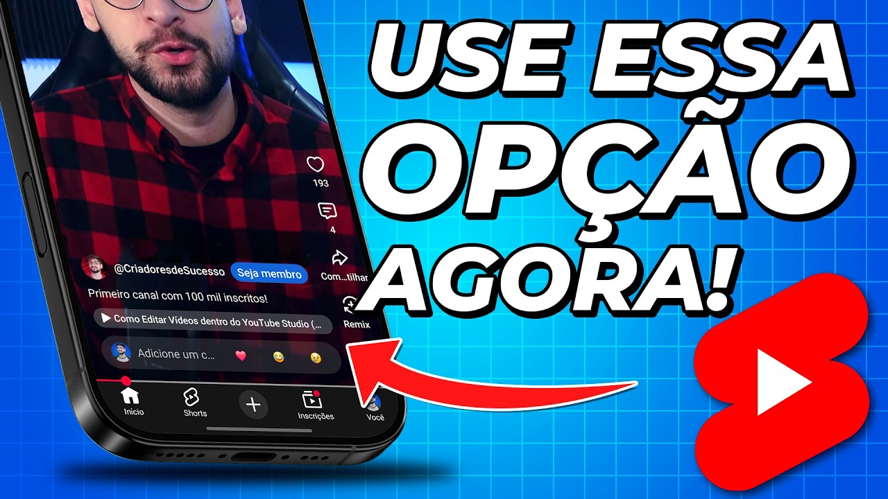Como Colocar LINK de Vídeos Longos nos Shorts do YouTube (FUNÇÃO INCRÍVEL!)