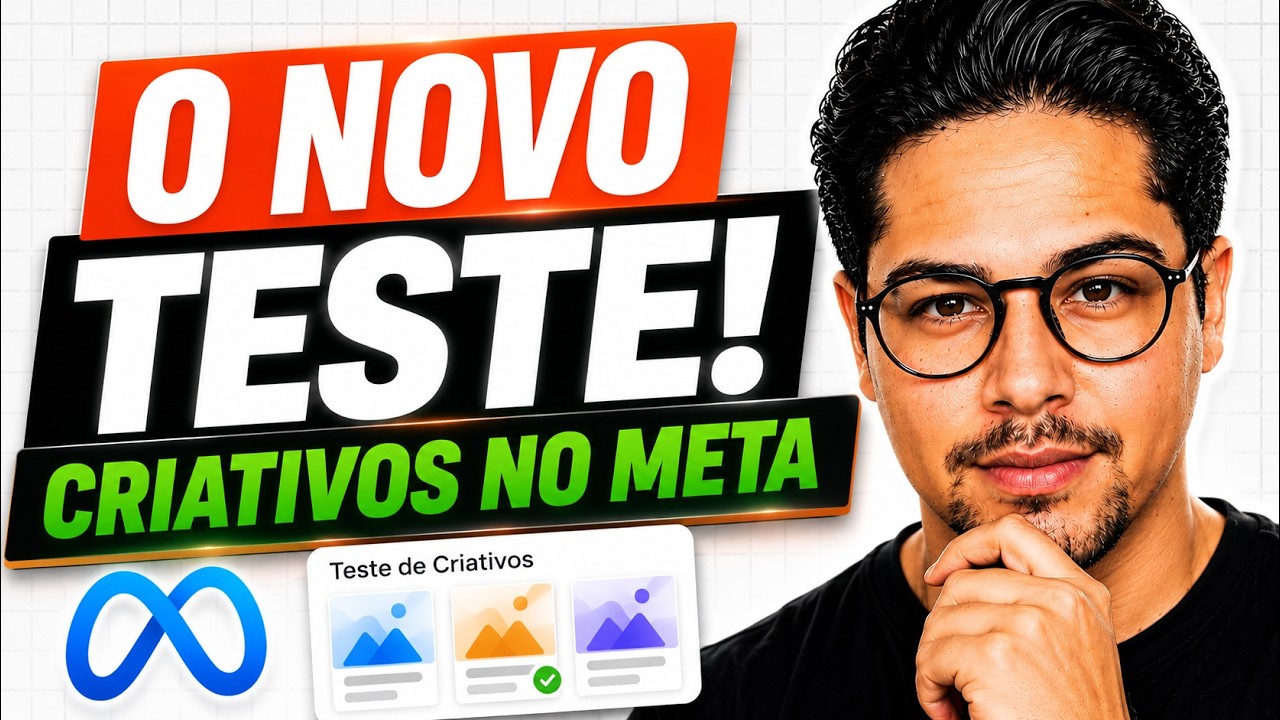 Como Configurar o NOVO Teste de Criativo no Meta Ads (Passo a Passo)