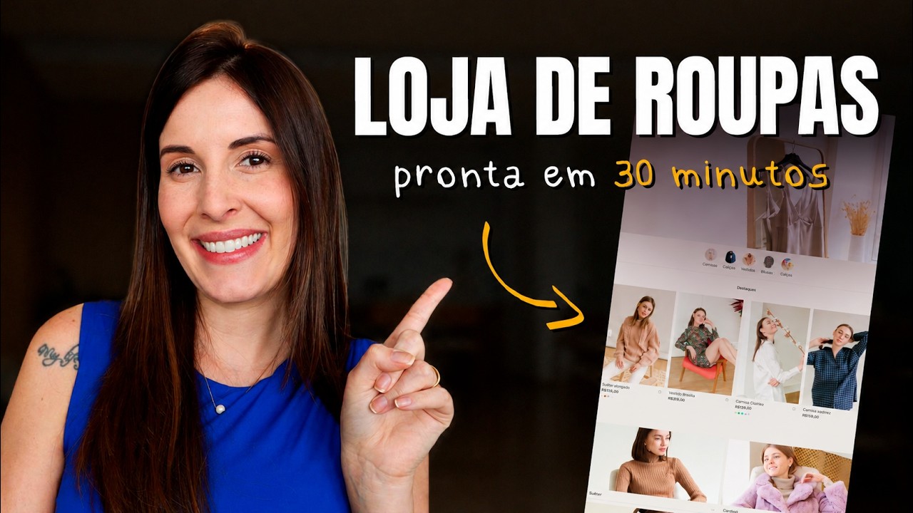 Como Criar uma LOJA ONLINE de Roupas? | Tutorial 2026