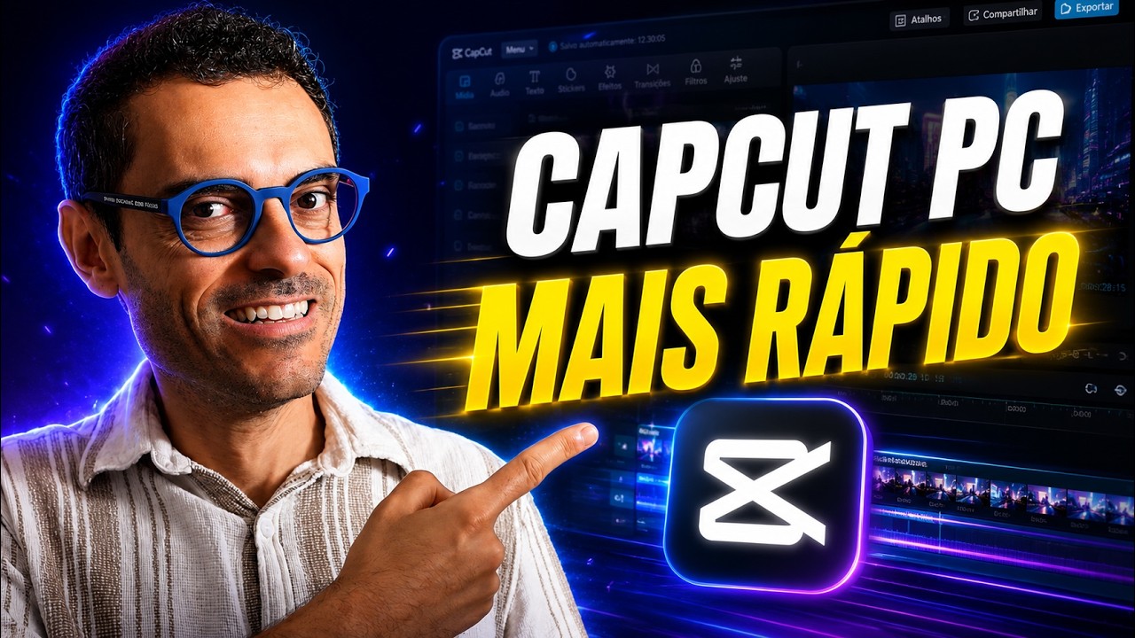 Como Editar Vídeo no CapCut PC Rápido — Meu Hack de Edição