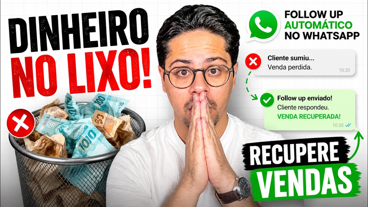 Como Fazer Follow Up Automático no WhatsApp (Pare de Perder Vendas)