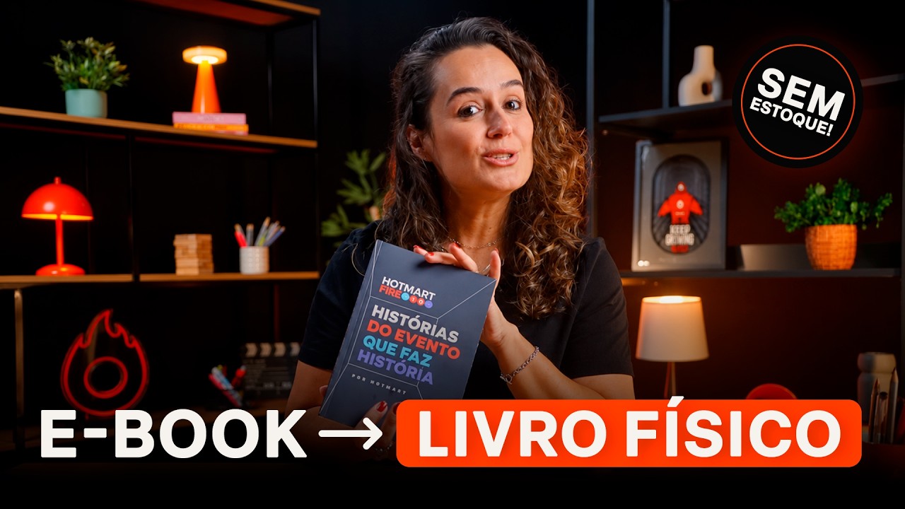 Como Transformar Seu E-BOOK em LIVRO FÍSICO na Hotmart (Sem Estoque)