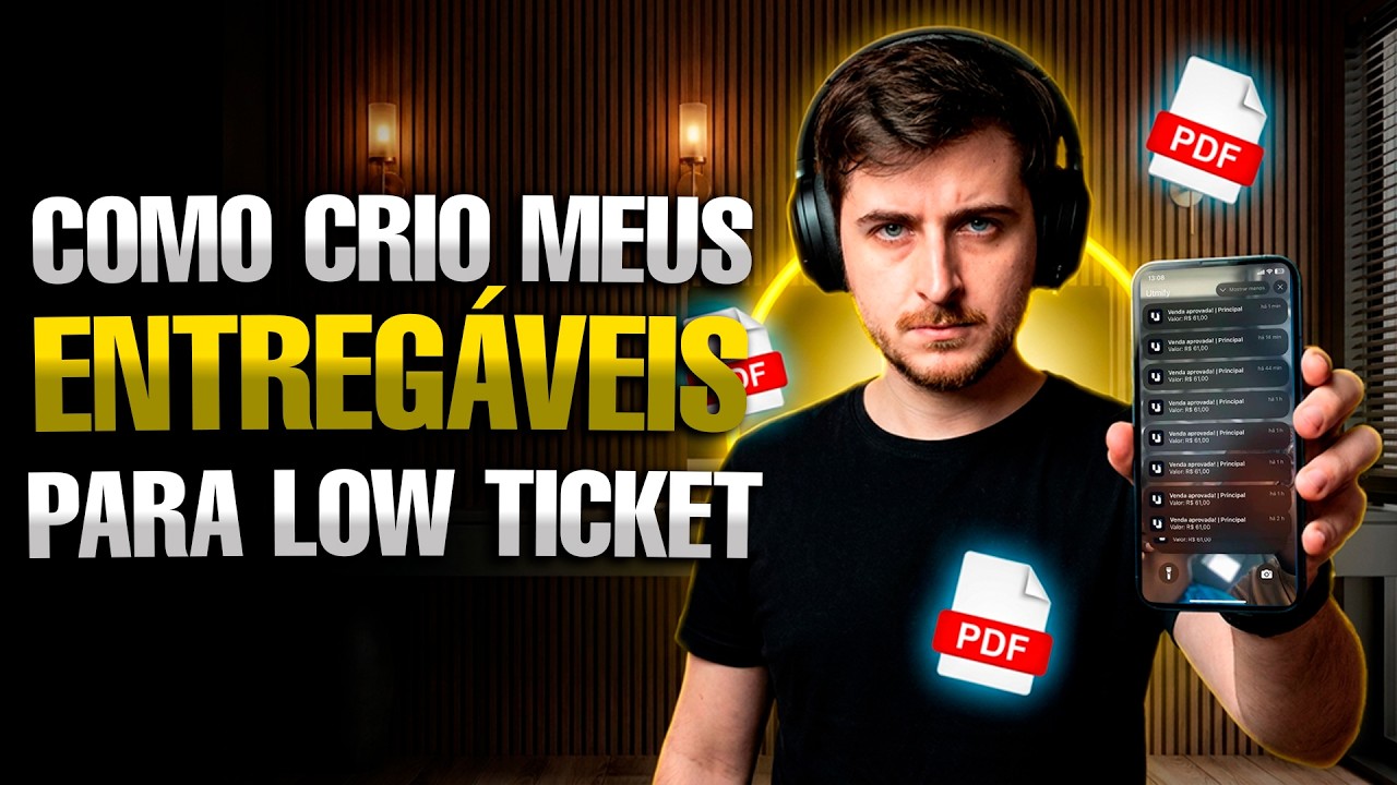 Como criar o entregável de QUALQUER oferta Low Ticket