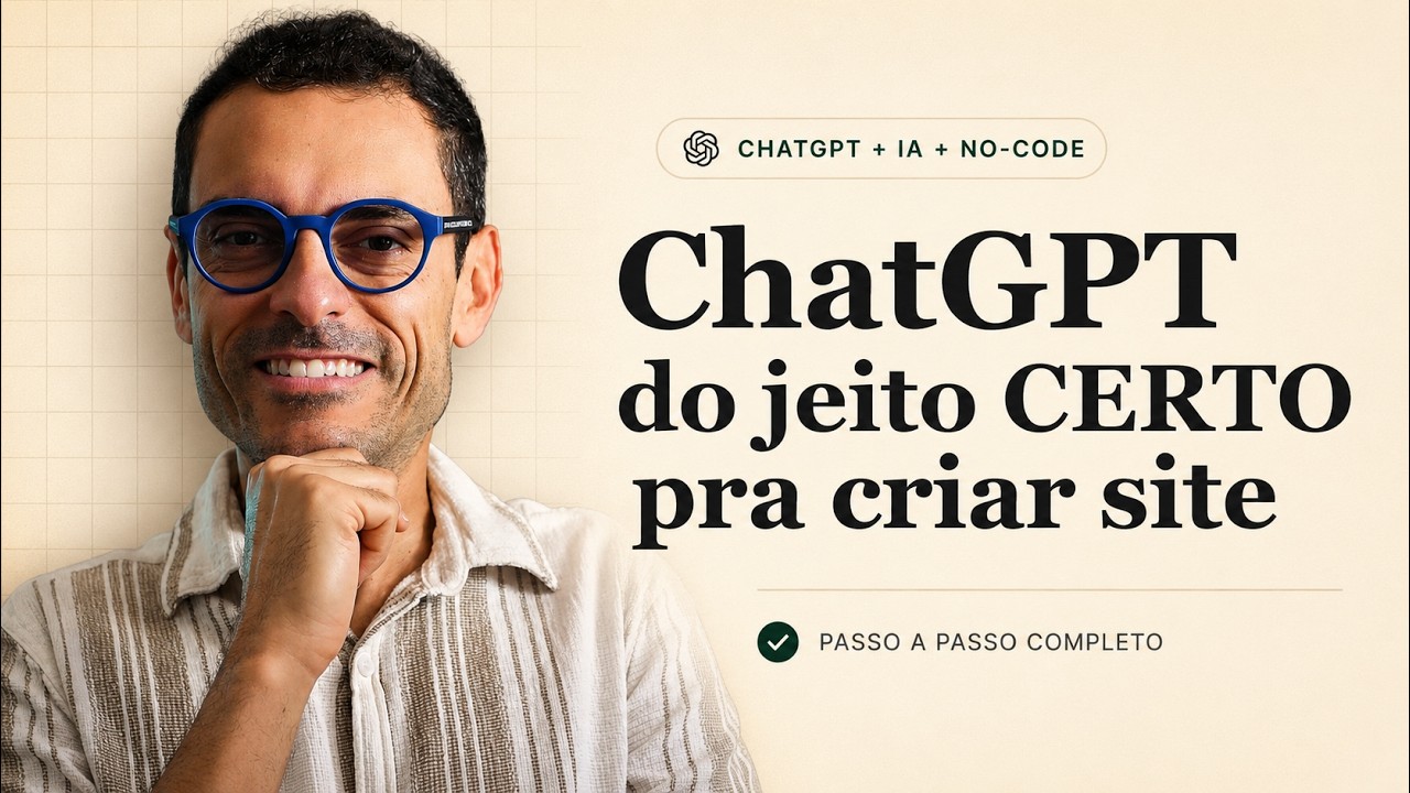 Como usar o ChatGPT do jeito CERTO pra criar site