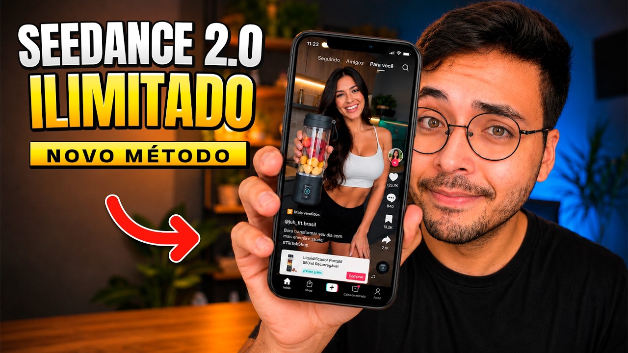Consegui o SEEDANCE ILIMITADO pro TIKTOK SHOP (sem clickbait)