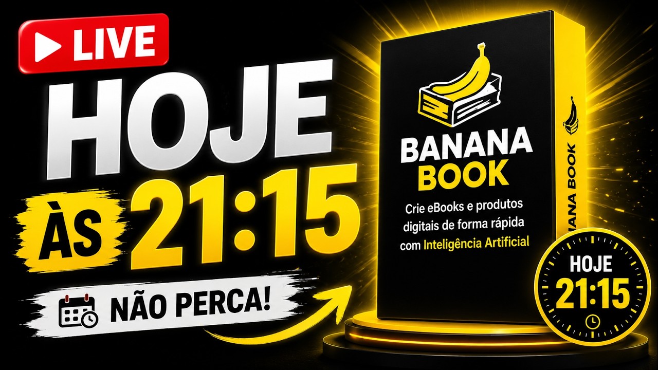 Crie Produtos LOW TICKET em MINUTOS com o BANANA BOOK