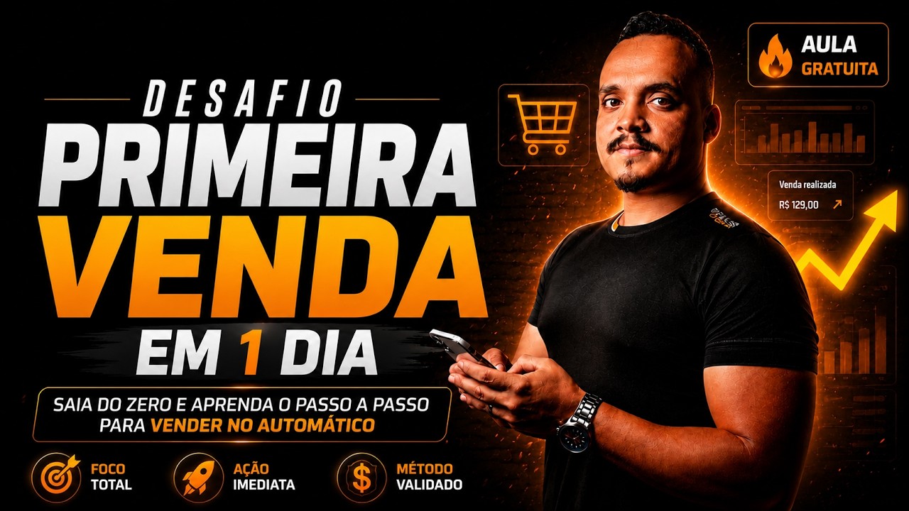 DESAFIO PRIMEIRA VENDA EM 1 DIA nova Estratégia para Vender como Afiliado no Automático