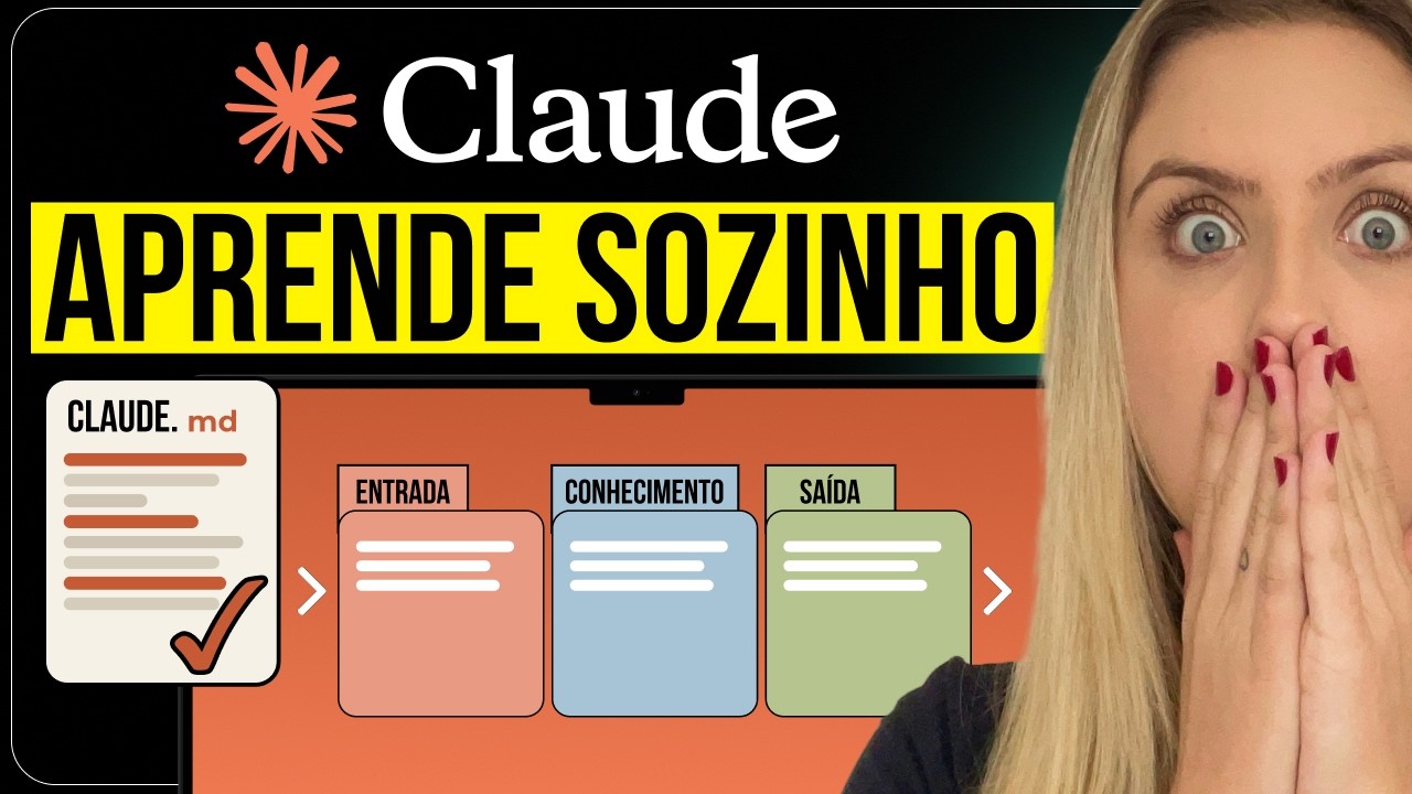 Ensinei o Claude a APRENDER SOZINHO (e Ele Nunca Mais Esqueceu Nada)! Crie um SEGUNDO CÉREBRO!