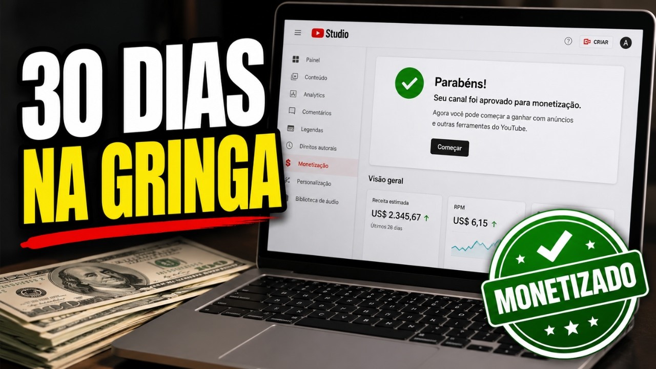 Esse é o OURO do YouTube para Monetizar Canal Dark na Gringa!