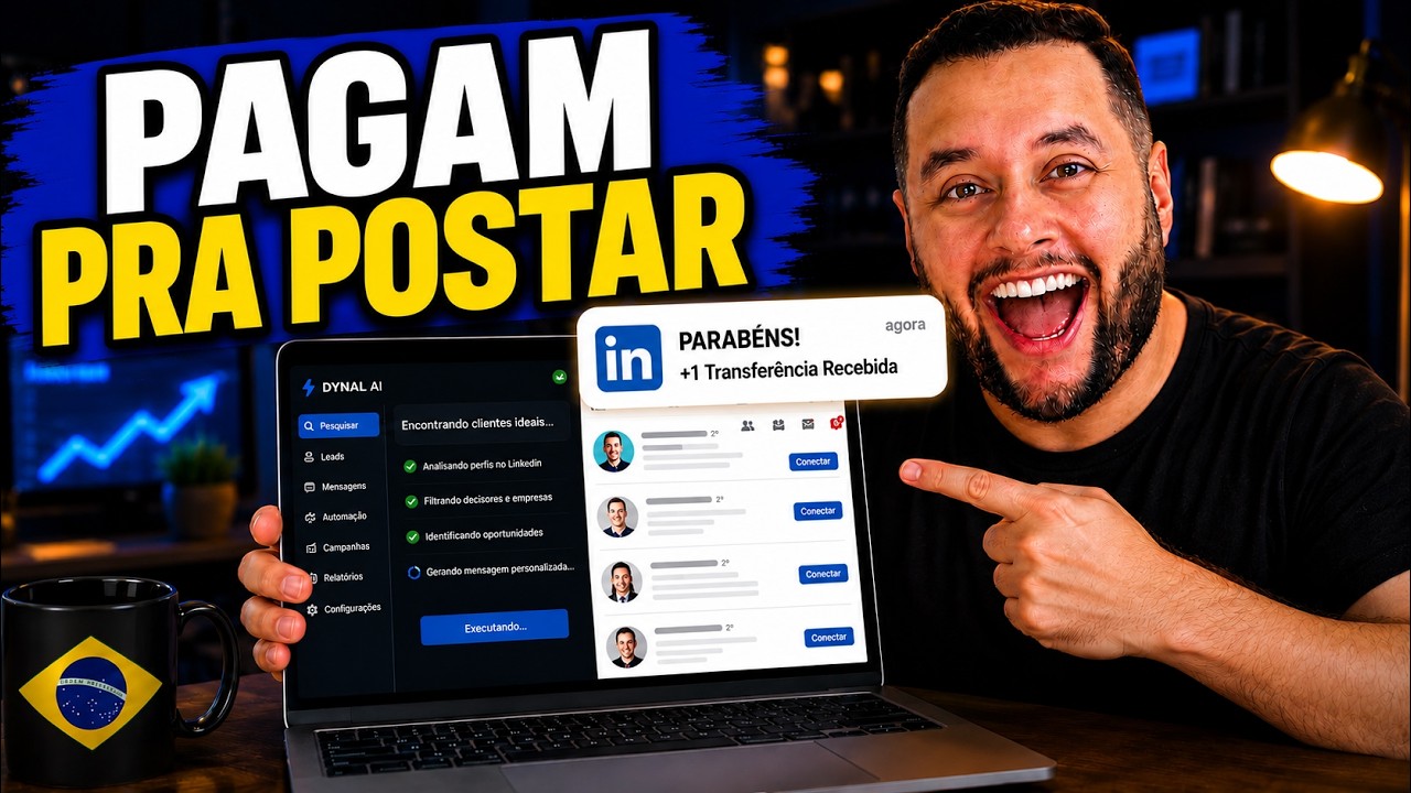 Eu Testei!! NOVA IA Tá Fazendo Gente Comum Ganhar Dinheiro com LinkedIn