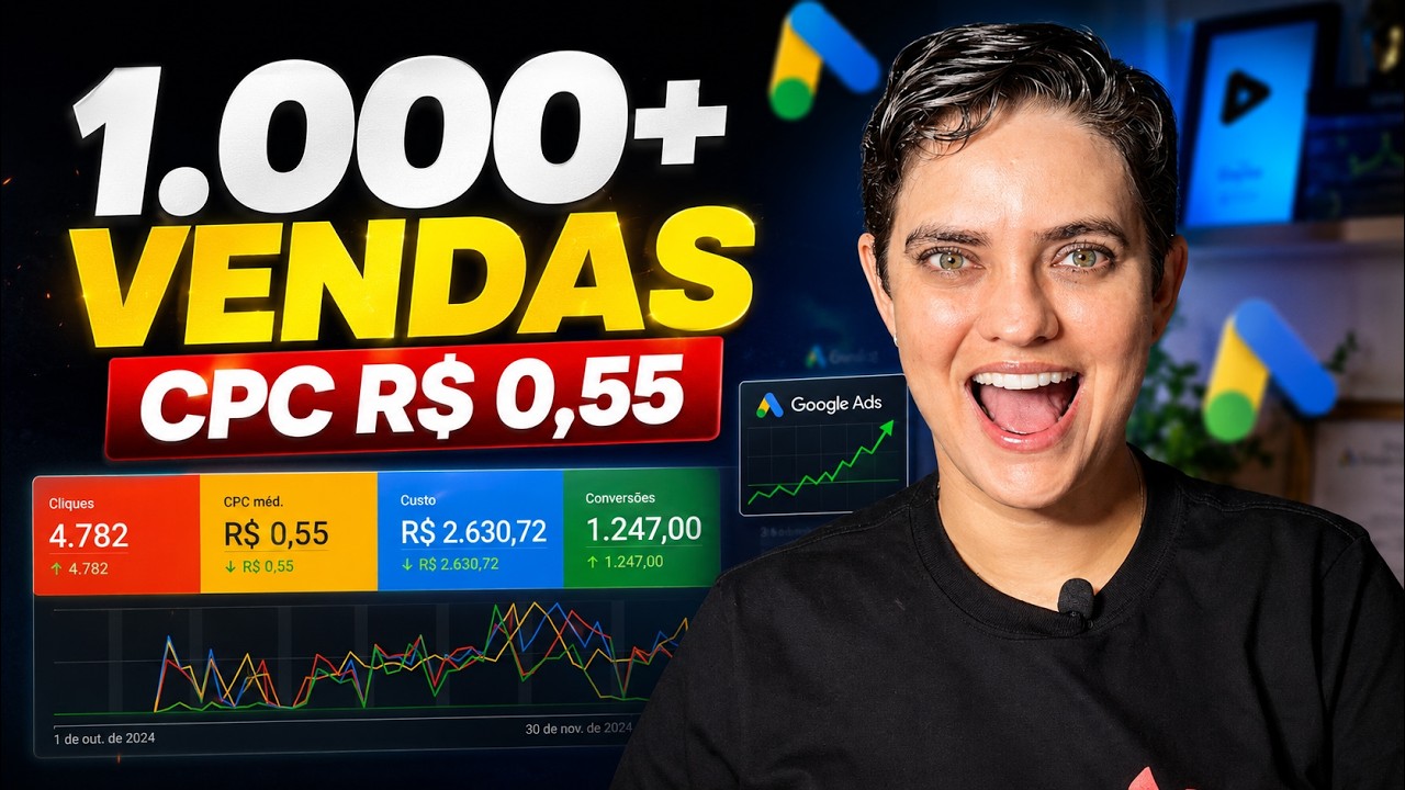 FIZ +1.000 VENDAS com CPC de R$ 0,55 (O Segredo que Ninguém Conta)