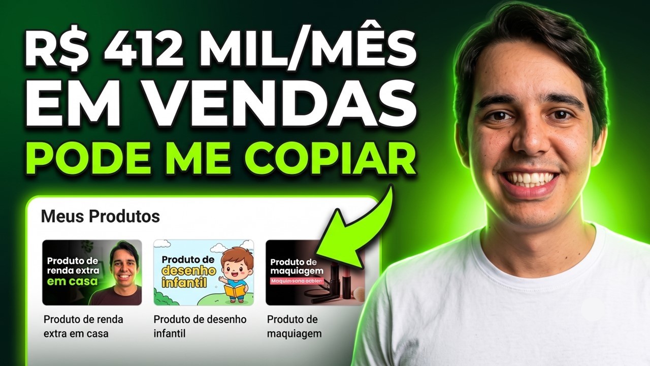 Fiz 100 infoprodutos simples sem aparecer e Ganhei R$ 14.722/dia: Venda em Dólar, Euro e Reais assim