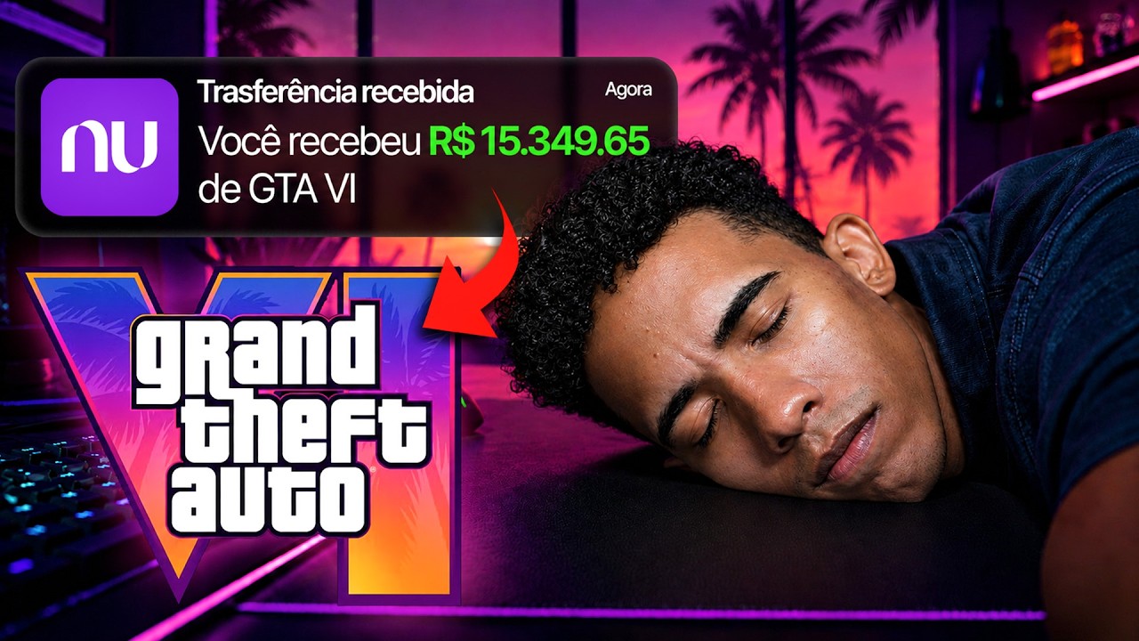 GANHE DINHEIRO COM GTA 6: Faça R$ 15.000 SEM JOGAR e SEM COMPRAR O JOGO (Apenas me copie)