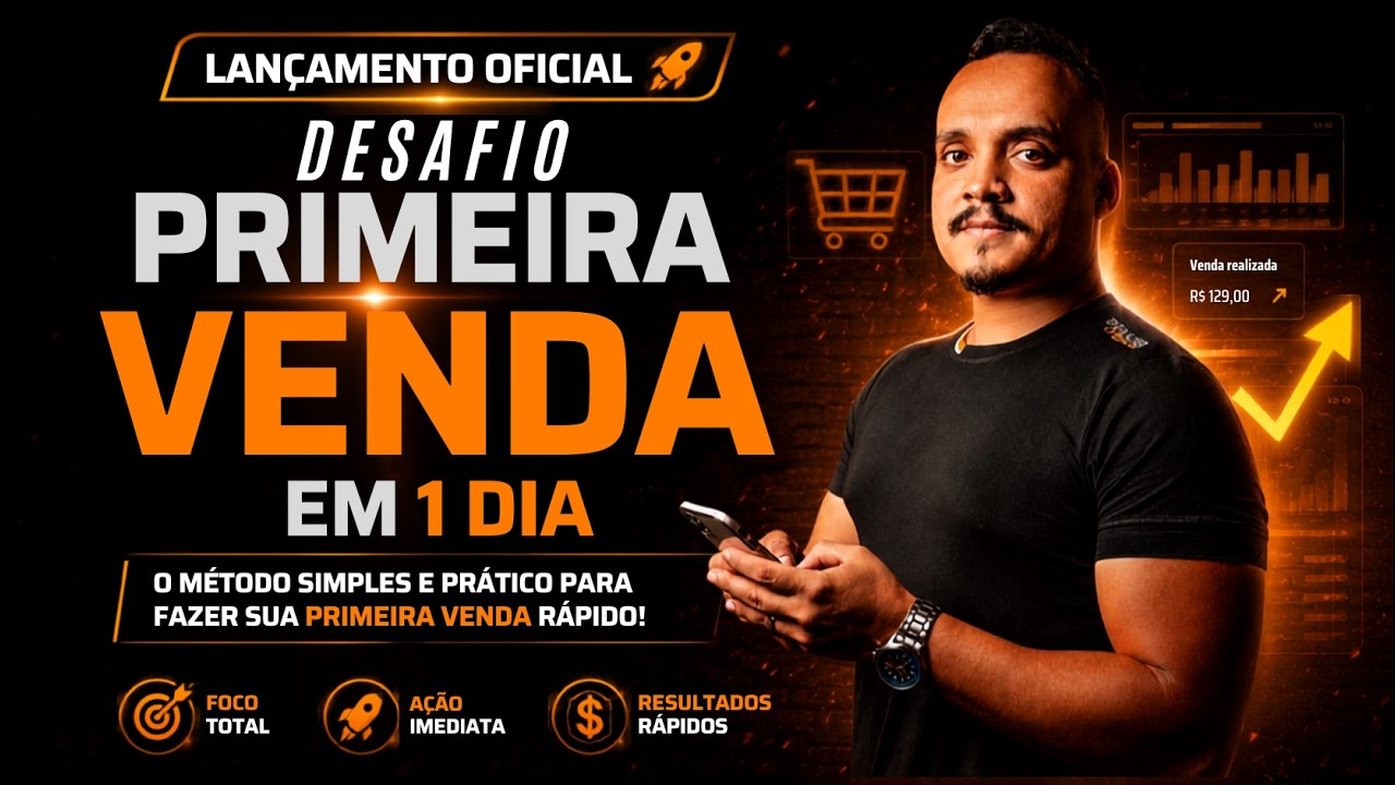 Lançamento DESAFIO PRIMEIRA VENDA EM 1 DIA nova Estratégia para Vender como Afiliado no Automático