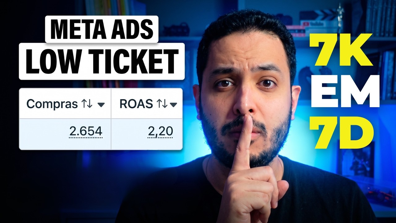 Low Ticket: Vendi R$ 7k c/ esse Ebook Usando Facebook Ads