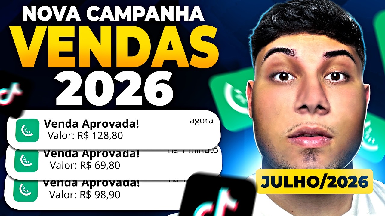 NOVA CAMPANHA DE VENDAS TIKTOK ADS 2026 *Tá vendendo muito*