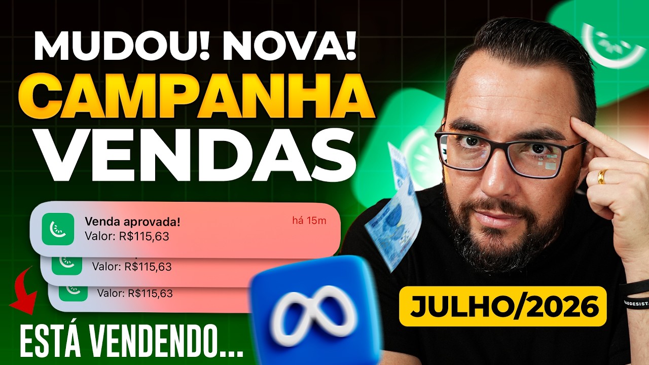 NOVA Campanha de Vendas Meta Ads 2026 (Está vendendo muito)