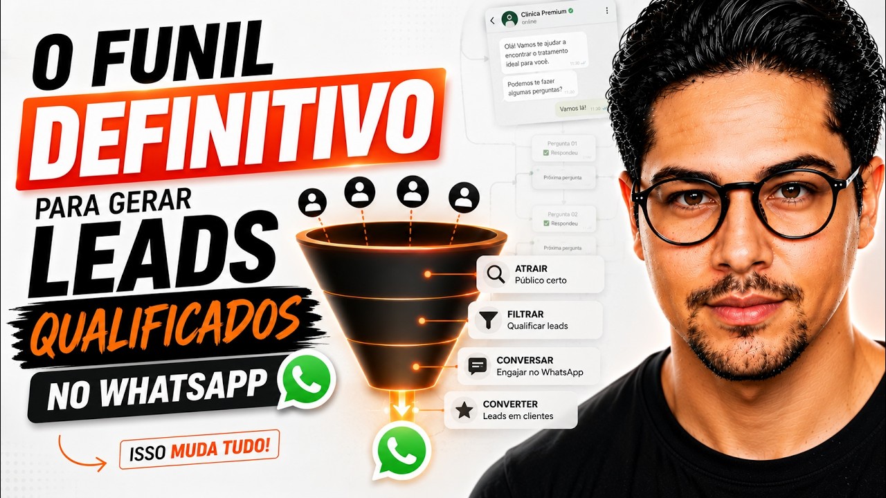 O Funil Definitivo Para Gerar Leads Qualificados no WhatsApp (Isso Muda Tudo!)