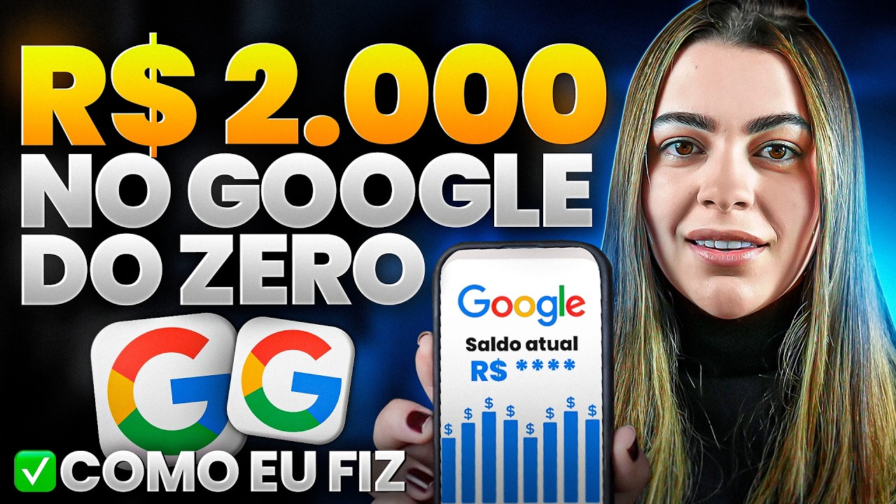 O passo a passo que uso pra fazer R$2.000/Mês no Google (do zero)
