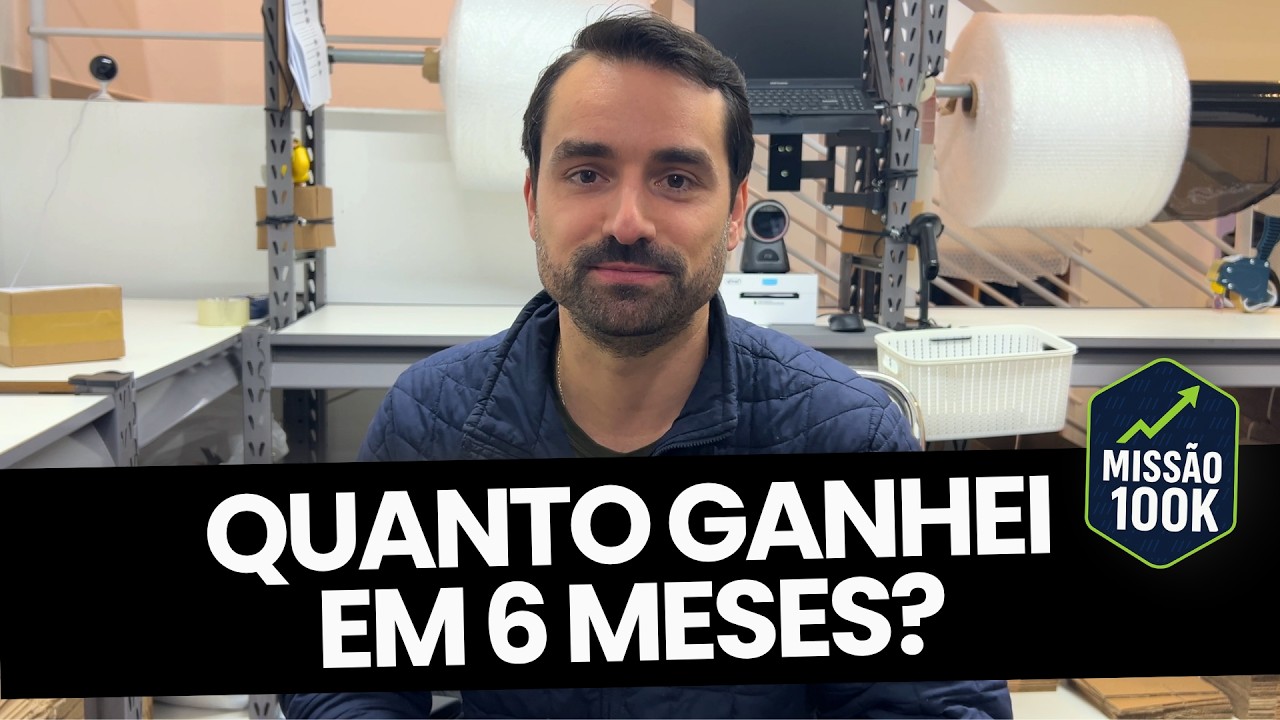 Quanto GANHO no meu Ecommerce (Após 6 meses)