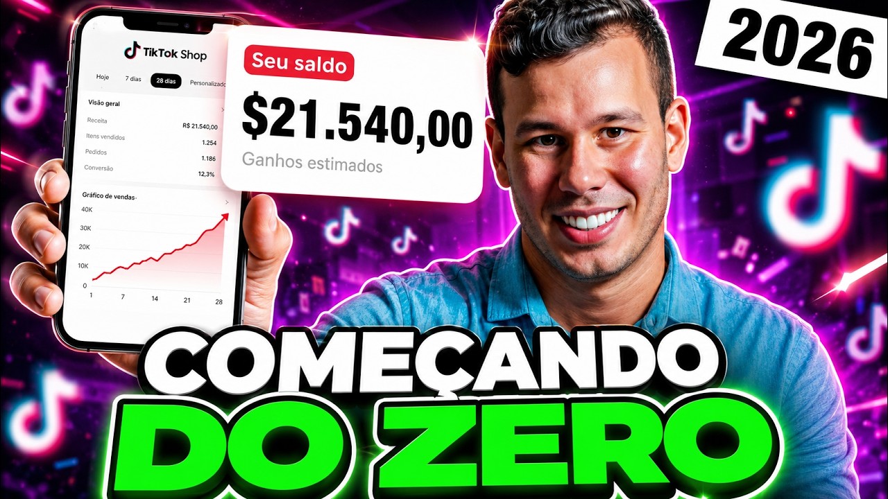 TIKTOK SHOP: COMO FIZ 21K DO ZERO EM 28 DIAS SEM ESTOQUE – RESULTADOS REAIS