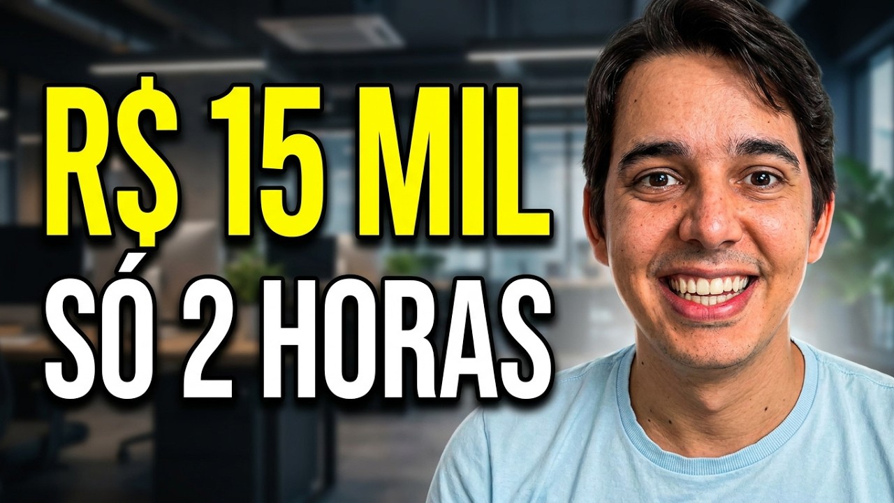 Tenho um contrato de R$ 15 mil por mês trabalhando apenas 2 horas