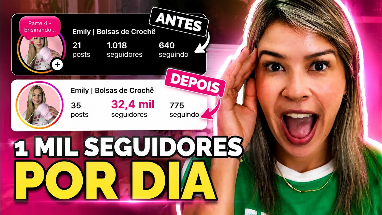 Você só precisa de um viral pra mudar seu Instagram | Desafio mil seguidores por dia, como fazer?