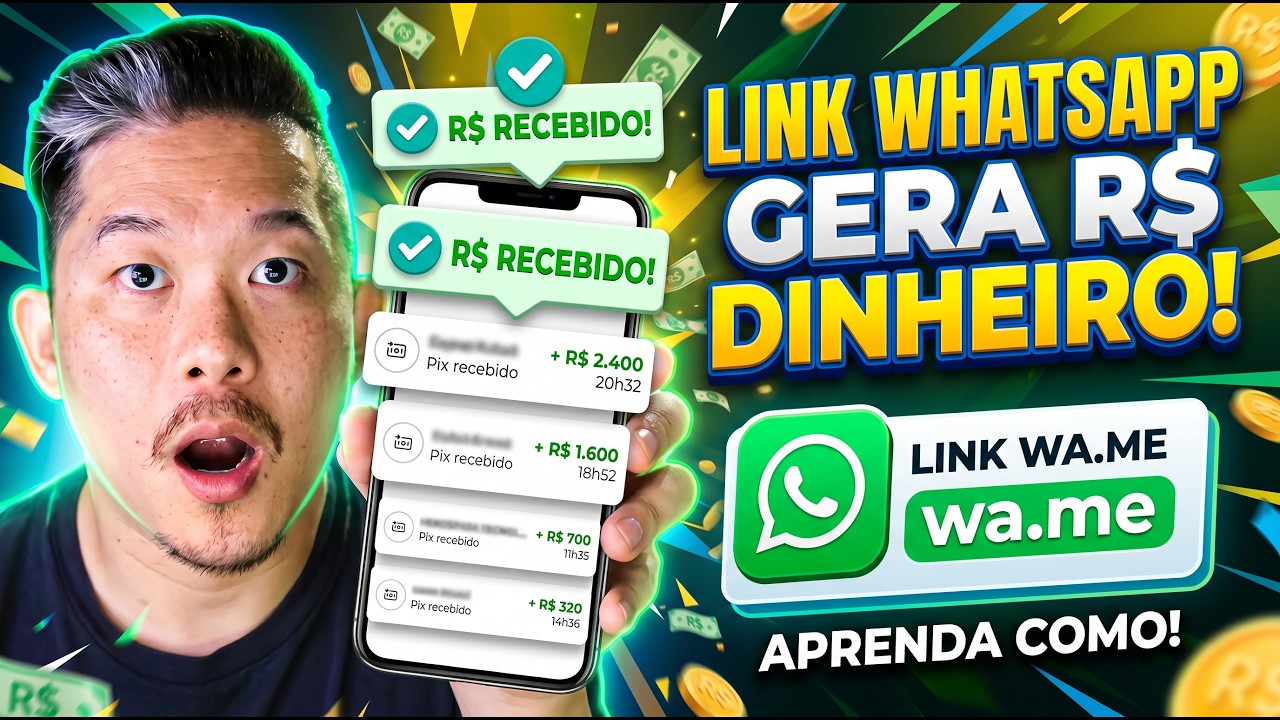 🥇 Esses Pix Vieram de Um Simples Link do WhatsApp
